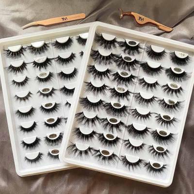 China 25mm thick mink eyelash false eyelashes packaging box natural 3d mink strip lasheswholesale wholesale full seller for sale