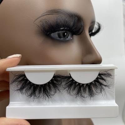 China Wholesale Thick Natural Full Strip Lash Lashes And Lashes Custom 25 Boxes Bulk Vendor Millimeter 3d Mink Fluffy Packaging for sale