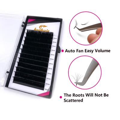 China Good Quality PBT Fiber Korea Factory Price 0.05 Wick Premade Fans Supply Different Korea Tray Different Russian Silk Eyelash Extensions for sale