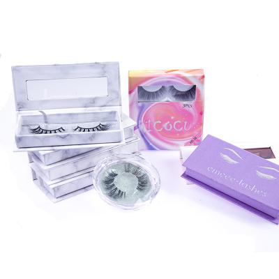 China Thick Wholesale Silk Lashes Bulk Custom Made 20mm Mink Lashes Private Label Eyelash Packaging Box Tapered Seller for sale