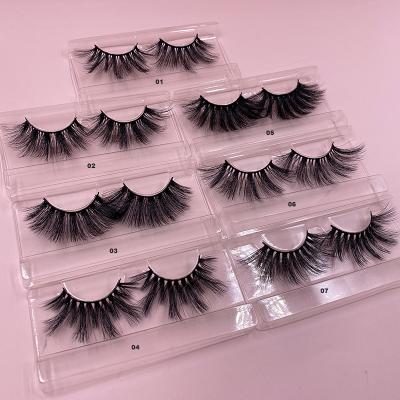 China Cheap Thick Mink Private Label Eyelashes Manufacture 25mm Custom Eyelash Vendor Pink Lashes Box Packaging for sale