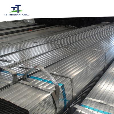 China 40*80 galvanisiertes rechteckiges Schlauchunlegiertes Material mit SGS-Bescheinigung zu verkaufen