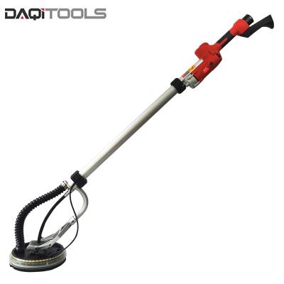 China Electric giraffe rotary wall ceiling drywall sander with vacuum cleaner 215mm for sale