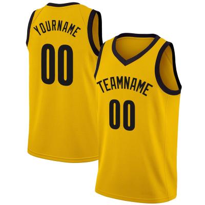 China Anti-Bacterial High Quality Mens Custom Reversible Youth Set Basketball Uniform Jersey Basketball Wear For Sports for sale