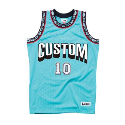 China Anti-Bacterial Custom Sublimation Best Basketball Uniform Embroidery Latest Basketball Jersey Design for sale