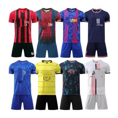 China Sets Best-selling Thailand Quality Football Player Training Jersey Football Shirts Sportswear Soccer Team Uniform For Adults for sale