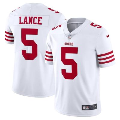 China Anti-Bacterial Wholesale New 32 Teams 49ers Top Fashion Men Round Neck Pocket Casual Plain Quantity Loose Cotton American Football Jersey Set for sale