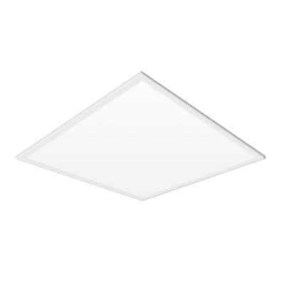 China Aluminum+PS Recessed LED Ceiling Square Led Panel 60x60 Flicker Free Ultra Thin Slim Ceiling 40W Isolated Driver White LED flat panel  light for sale