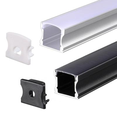 China Heat-resistance 17*14mm Ultra Narrow LED Profile for  LED Strip Surface Mount LED Aluminium Channel for sale