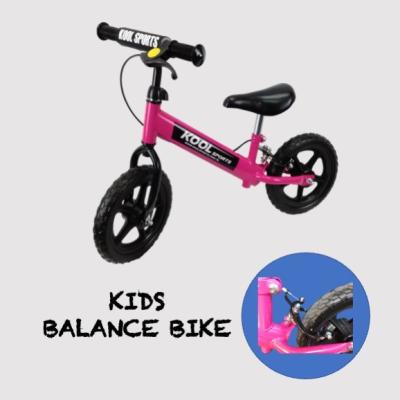 China Steel Kids Balance Bike Push Bike 12 Inch Lightweight Kids Bike Bicycle Kids Cycle for sale