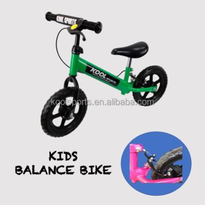 China Wholesale Light Steel 12 Inch Kids Balance Bike Push Bike Kids Bike No Pedal Kids Kick Bike for sale