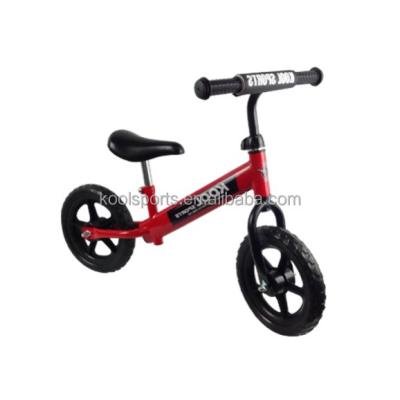 China Red RTS Outdoor Sports No Brake No Pedal Balance Bike Kick Push Bike Kids Bike Kids Bike for sale