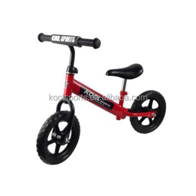 China Red Outdoor Sports RTS Kids Push Bike 12 Inch Brake No No Pedal Balance Bike Kid Bike Kids Bike for sale