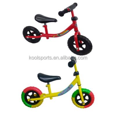 China Steel Light Weight 8 Inch Kids Walking Balance Bike Toddler No Pedal 2 Wheel Baby Balance Push Bike Factory Price for sale