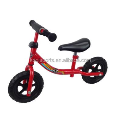 China Hot Selling 8 Inch Steel Toddler Light Weight No Pedal Small Thumb Kids Balance Bike Baby Balance Walking Bike for sale