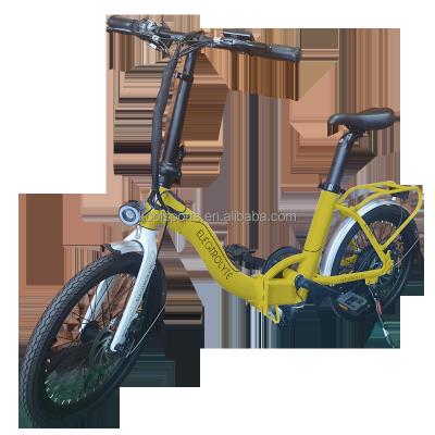 China Hot sale cheap aluminum electric folding bike outdoor sports 20 inch electric for girl city bike for sale