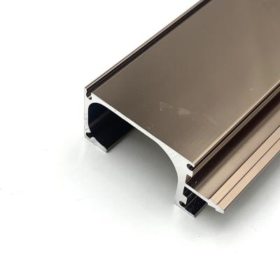 China door & Window Rose Gold Aluminum Cabinet Door Aluminum Profile Kitchen Handles G Profile for sale