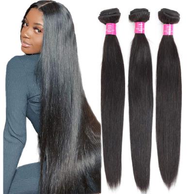 China Unprocessed Cuticle Aligned Hair Brazilian Silky Straight Virgin Hair bundles for sale