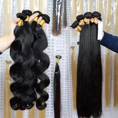 China Vendors Wholesale Double Drawn Hair 30 Inch Grade 12A Virgin Brazilian silk straight human hair bundle for sale