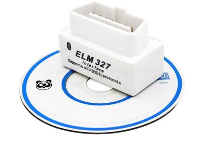 中国 白い極度の小型ELM327 OBD2診断インターフェイスブルートゥース Obd2 V1 5 販売のため