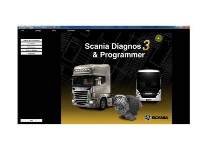 China Software del escáner del automóvil Obd2 Bluetooth para SCANIA VCI2/VCI3 sin la dongle del USB en venta