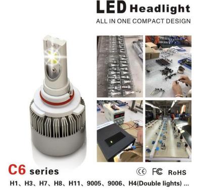 China CE / RoHS Approved Luxeon MZ Car LED Headlight Bulbs 3000LM 3000K - 6000K for sale