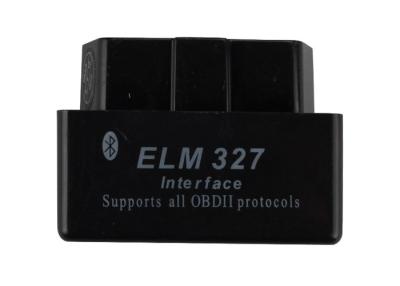 中国 黒い色の極度の小型ELM327 Bluetooth版OBD2診断走査器ファームウェアV2.1 販売のため