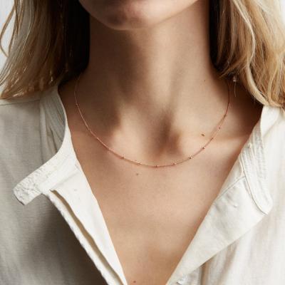 China eManco Cuban Link Gold Chain Necklace Stainless Steel Gold Chain Necklace Adjustable Tasty Cute Eco-Friendly Jewelry Minimalist Scarf for sale