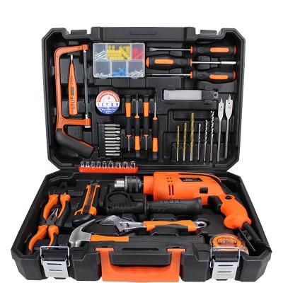 China 47pcs Mulit-purpose Impact Drill Hand Electric Drill Household Hardware Toolkit Repair Suit Combination Multifunctional Maintenance Tool Kit for sale