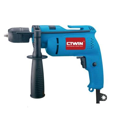 China CTWIN Electric Hammer 710W Multifunction Electric Drill Two Functions Household High Quality Impact Drill Machine- 13mm Impact Drill for sale