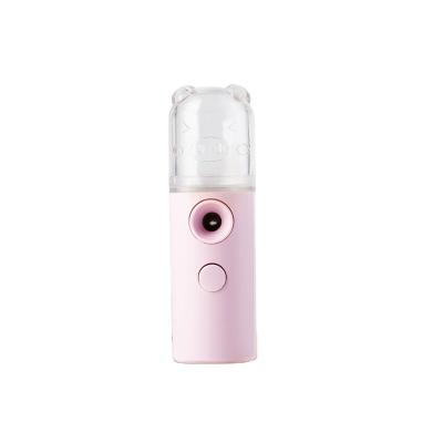 China Facial Moisturizer Massage Moisturizing Beauty Instrument Usb Charging Handy Portable Nano Mist Spray Atomizing Device Beauty Tool for sale