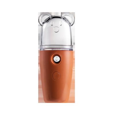 China Mini Bear Newest Hydrating Face Moisturizer Electric Nano Mist Facial Mist Spray for sale