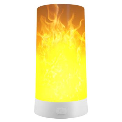 China Commercial use newly designed decorative led lamp simulation flame effect flickering remote control magnetic portable filling lamp for sale