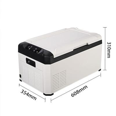 China COMPRESSOR 12v 24v DC 22L AC Camping APP Fridge Car Fishing Outdoor Compact Freezer for sale