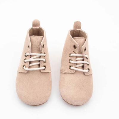 China Wholesale new classic baby genuine leather boots flat fashion lightweight warm cow autumn and winter baby boots for sale