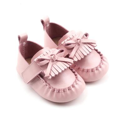 China Wholesale Round Boys Tassel Shoes Baby First Walkers Baby First Walkers Genuine Leather Soft Genuine Leather Children Moccasins Shoes for sale