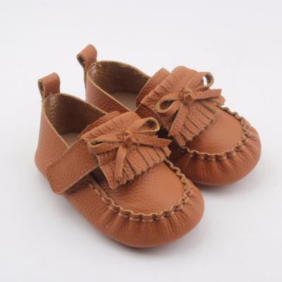 China Wholesale GENUINE LEATHER baby shoes leather high quality handmade leather baby shoes for sale