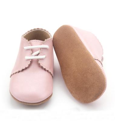 China Quick-drying Custom Logo Baby Oxford Shoes High Quality For Girls Design Baby Leather Oxford Shoes for sale