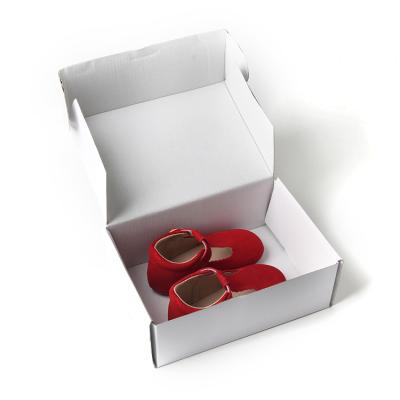 China MOQ Wholesale Biodegradable Folding Baby Stocking Shoes Custom Packaging Box With Logo for sale