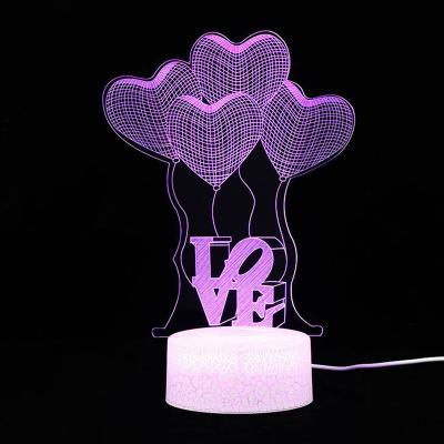 China Modern Custom Photo 3D Illusion LED Lamp, Creative Acrylic Anime 3D Night Lights for sale