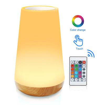 China Modern Touch Lamp , Table Sensor Control Portable Bedside Lamps With USB Fast Charging Port for sale