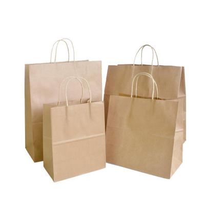 China Manufacturers Small Packaging Recyclable Custom Logo Brown Kraft Paper Bags for sale