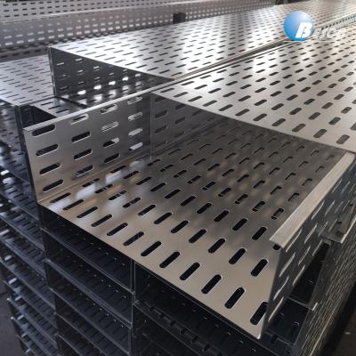 China Projects Hot Dip Galvanized Steel Perforated Cable Tray Manufacturer Price List for sale