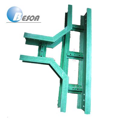 China Steel FRP Cable Ladder Tee With Fittings for sale