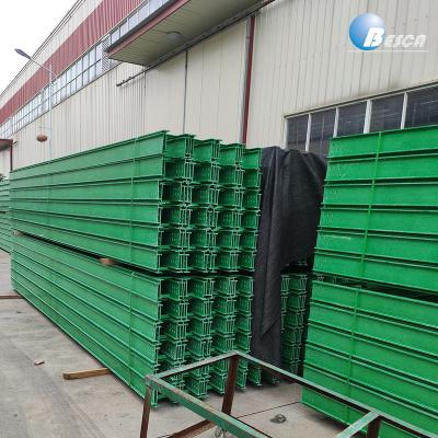 China FRP GRP Steel Cable Ladder Cable Trunking Tray With Cover Mass Production for sale