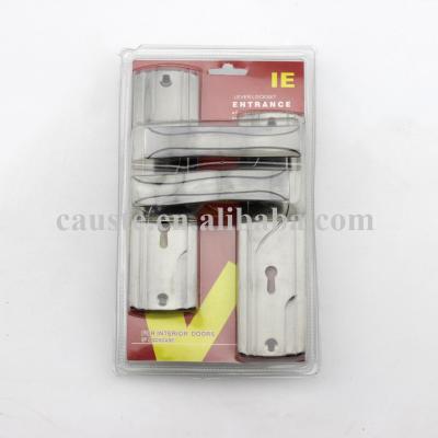 China Entrance South Africa Handle And 688 Iron Plate Aluminum Mortise Lock for sale