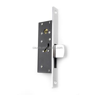 China Entry Sight Glass Mechanical Door Lock Floor Safety Pin Zinc Alloy Glass Door Lock for sale