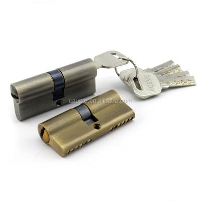 China Side Entry 70mm Euro Profile Double Open Door Lock Cylinder With Keys for sale