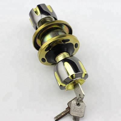 China Heavy Duty Large Entry BN/GP Plate Cylinder Lock Zinc Knob Lock for sale