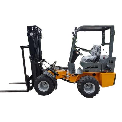 China Farms 4WD off road beekeeping EPA forklift mini kubota engine beekeeping forklift GM1000 with beehive clip for sale